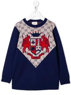 Gucci Kids джемпер с логотипом