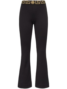 Versace спортивные брюки с логотипом на поясе