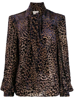 Giuseppe Di Morabito блузка с леопардовым принтом