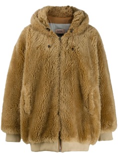 Yves Salomon Meteo пальто с капюшоном