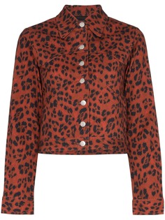 Miaou джинсовая куртка Lex с леопардовым принтом