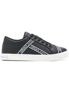 Versace Jeans кроссовки с полосками с логотипом