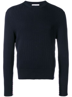 Thom Browne пуловер в рубчик RWB