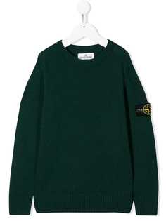 Stone Island Junior джемпер с нашивкой-логотипом