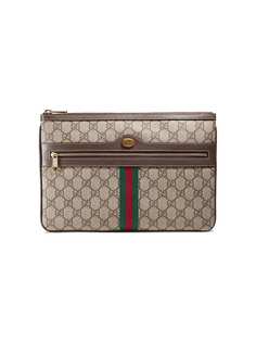 Gucci клатч Ophidia с узором GG Supreme