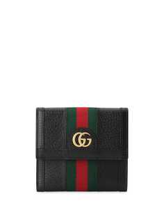 Gucci кошелек Ophidia с откидным клапаном
