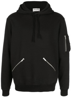 Saint Laurent худи с молниями
