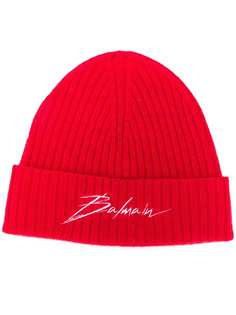 Balmain шапка бини в рубчик