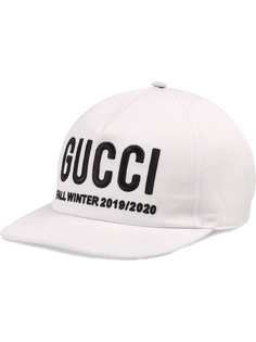 Gucci бейсболка с вышитым логотипом