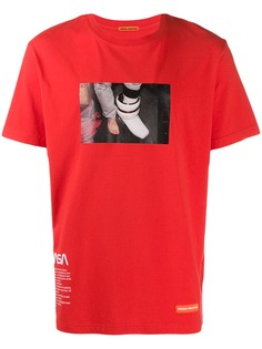 Heron Preston футболка с контрастным принтом