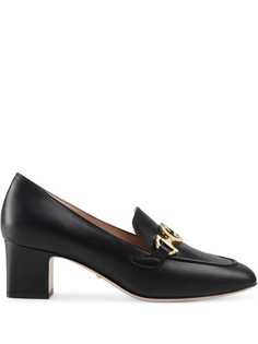 Gucci лоферы Gucci Zumi на каблуке