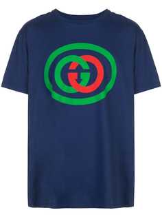 Gucci футболка с логотипом Interlocking G