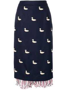 Thom Browne юбка с панталонами и вышитыми утками