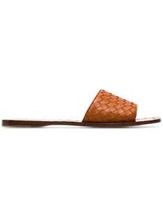 Bottega Veneta сандалии Ravello с плетением intrecciato