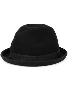 Emporio Armani шляпа с подвернутыми полями