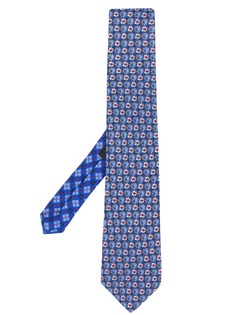 Etro галстук с цветочным принтом
