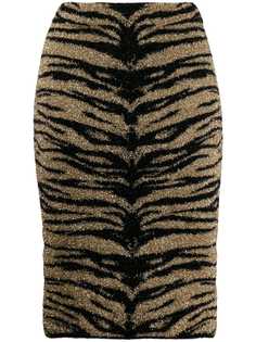 Laneus юбка с эффектом металлик