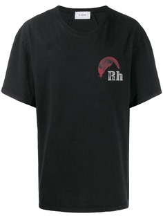 Rhude футболка оверсайз с логотипом