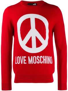 Love Moschino пуловер с логотипом