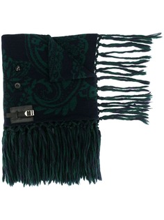 Sacai шарф с бахромой