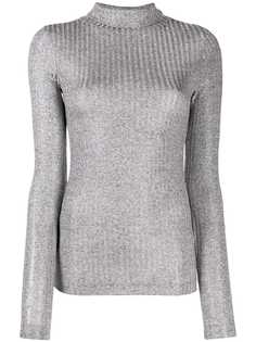 Dondup джемпер в рубчик с высоким воротником