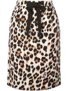 Boutique Moschino юбка с леопардовым принтом