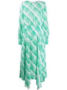 Rixo длинное платье в клетку