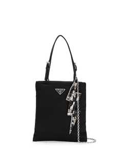 Prada декорированная сумка на плечо