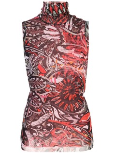 Fuzzi sleeveless knitted top