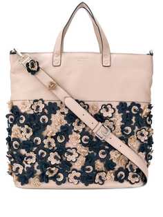 Tosca Blu сумка-тоут с цветочной перфорацией