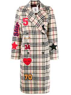 5 Progress patch detail checked coat