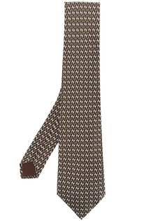 Hermès Pre-Owned галстук 2000-х годов с узором