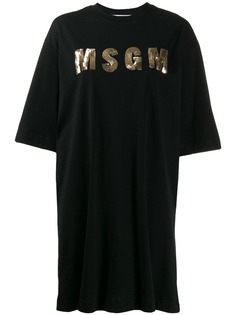 MSGM платье-футболка