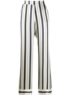 Asceno брюки прямого кроя в полоску