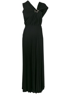 Elisabetta Franchi платье макси с плиссировкой