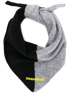 Dsquared2 шарф с вышитым логотипом