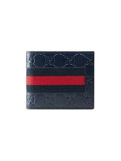 Gucci бумажник Gucci Signature с отделкой Web