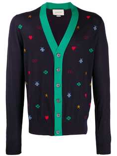 Gucci кардиган с узором