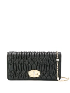 Miu Miu Matelassé leather cross-body bag