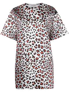 MarquesAlmeida платье-футболка с леопардовым принтом Marques'almeida