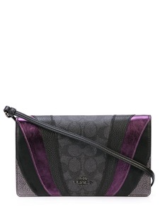 Coach Wave Patchwork clutch bag
