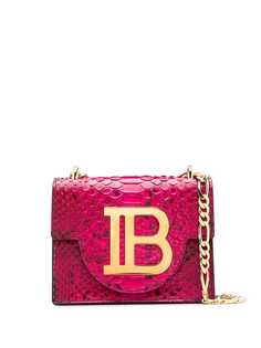 Balmain сумка на плечо B-Bag 21 с тиснением под змеиную кожу