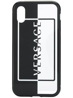 Versace чехол для iPhone X с логотипом