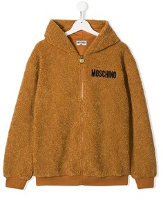 Moschino Kids куртка Teddy Bear с капюшоном