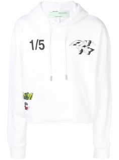 Off-White худи с принтом граффити