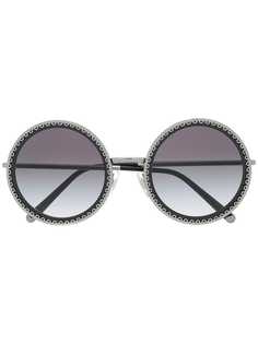 Dolce & Gabbana Eyewear солнцезащитные очки в круглой оправе