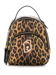 LIU JO маленький рюкзак с леопардовым принтом