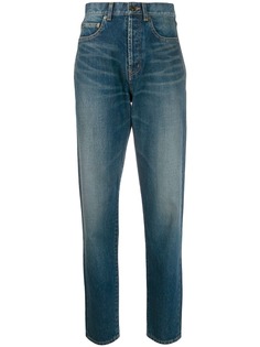 Saint Laurent джинсы с завышенной талией