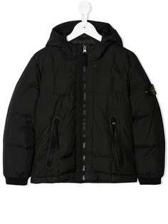 Stone Island Junior пуховик с логотипом