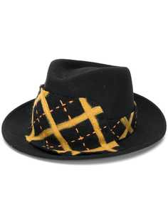 Le Chapeau шляпа с клетчатой лентой